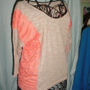 AREVE Lace Sides Blouse L